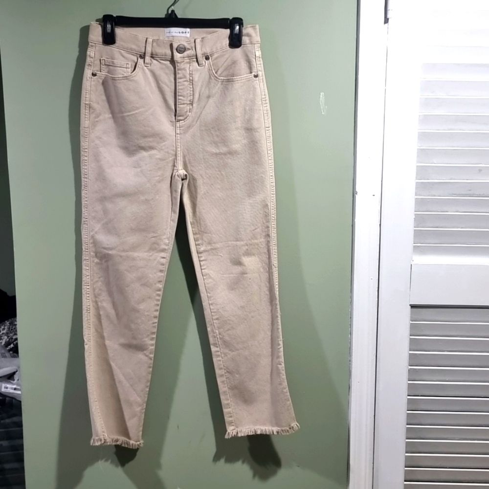 Loft high Waist Straight leg jeans